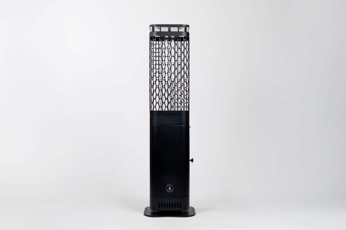 monti heatline blaze black pellet terrasverwarmer