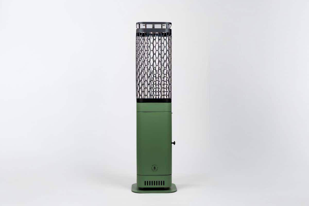 monti heatline blaze green pellet terrasverwarmer