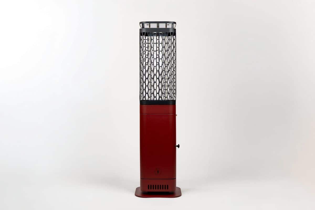 monti heatline blaze red pellet terrasverwarmer