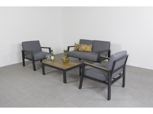 Monto stoel-bank loungeset - 4-delig - Compacte loungeset
