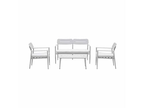 Morella loungeset - 4-delig - taupe - valley sand
