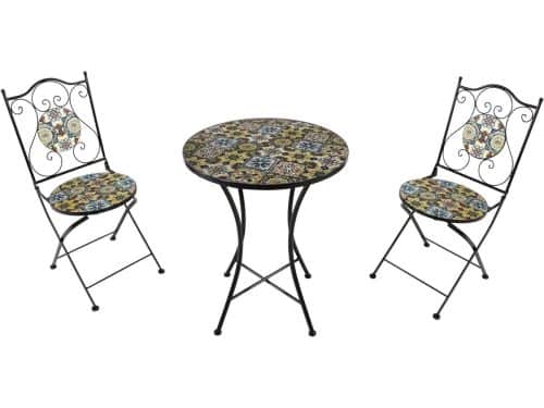 Mozaïek Bistroset - Tafel met stoelen - Buiten genieten
