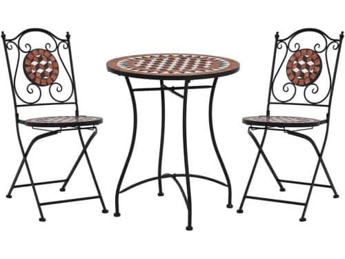 Mozaïek Bistroset - Terrasmeubilair Set - Ontspannen Buiten - Keramische