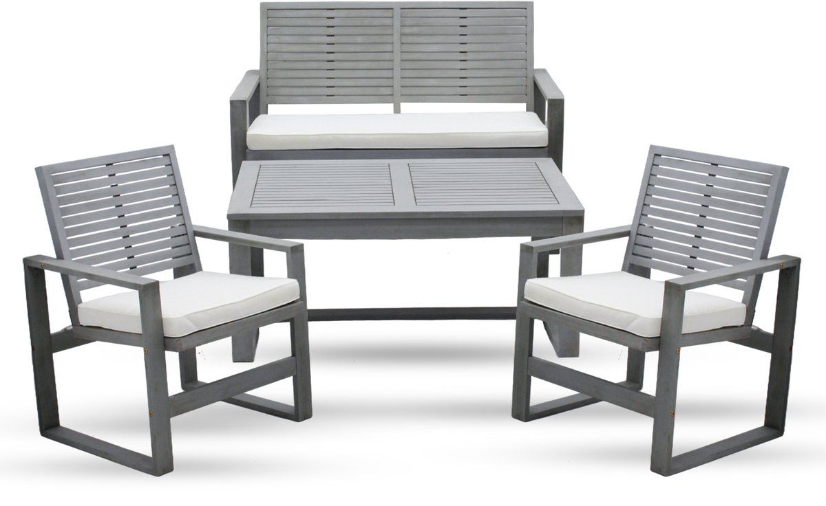 muntel® tuinset 4 delig stoelen bank
