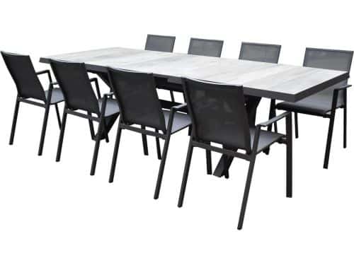 New Valley New Delhi dining tuinset uitschuifbaar 204
