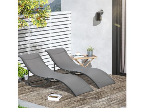 OKWISH Ligbed Set Van 2 165 x 61 x 63