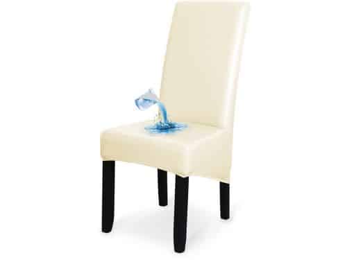Omgoods - Moderne Wasbare PU Leather Dining Chair Covers