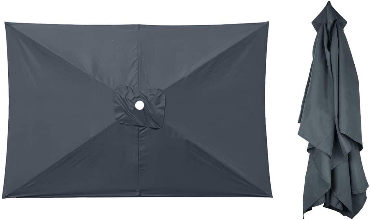 omgoods rectangulaire parasolhoes met uv bescherming 200 x 300