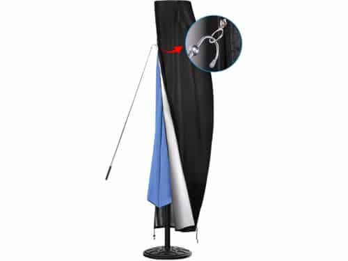 Omgoods - Waterdichte Parasolhoes voor 9-12ft Parasol met Stevige Rits
