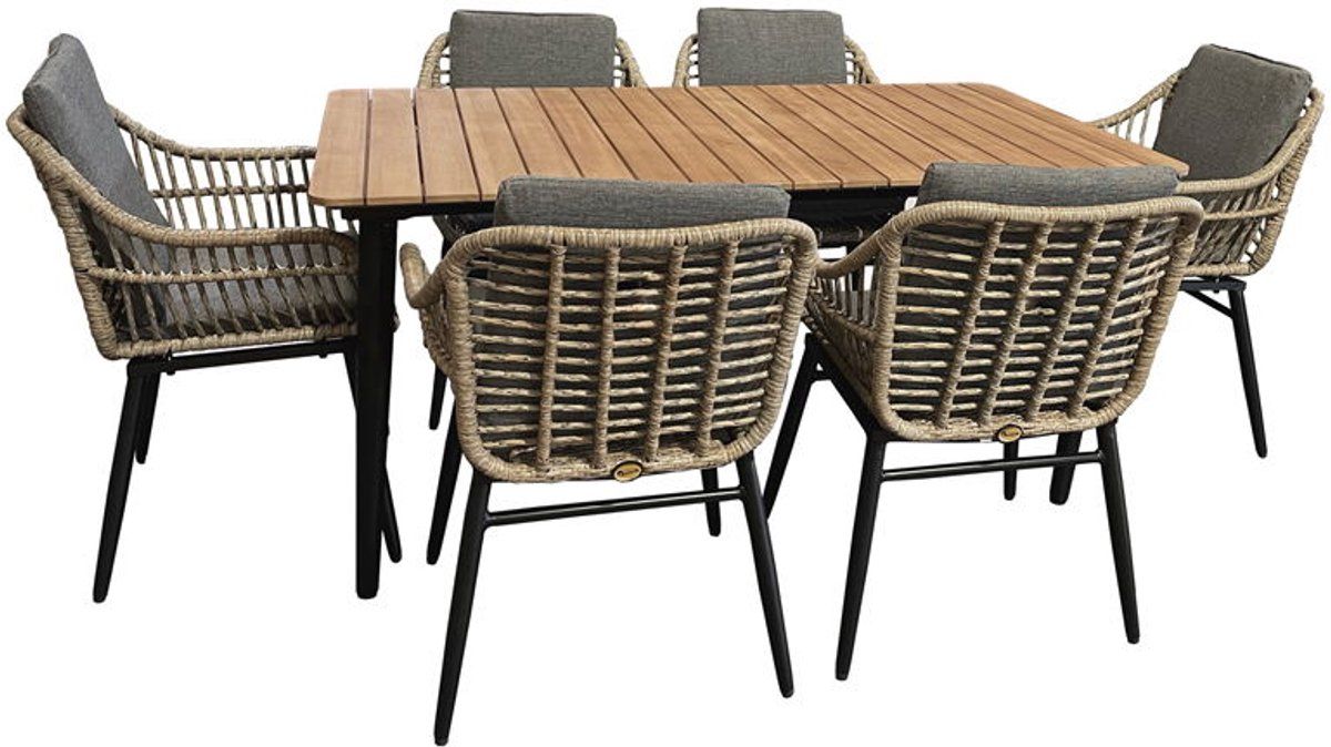 oosterik home diningset gatteo budrio brown