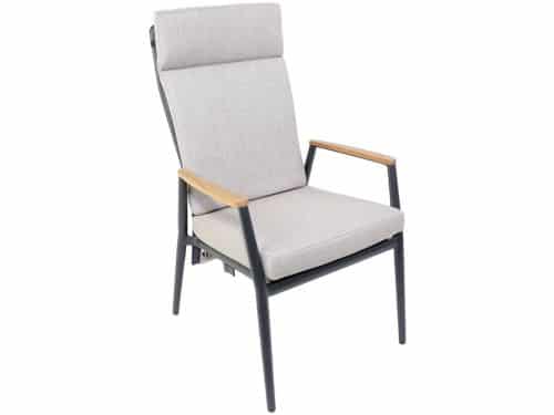 Oosterik home - Lakeshore verstelbare dining stoel midnight grey su...