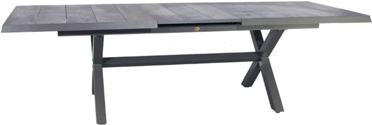 oosterik home uitschuifbare dining tafel newport concrete taupe