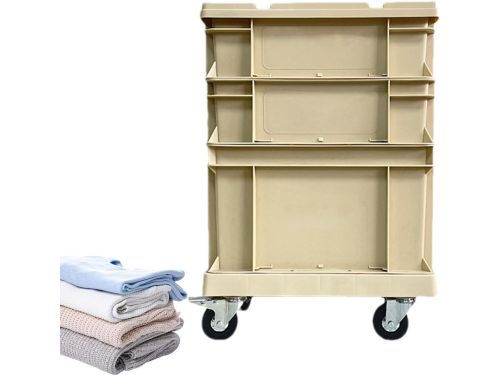 Opbergbox met Wielen - Stapelbare Container - Ruimte Organiseren