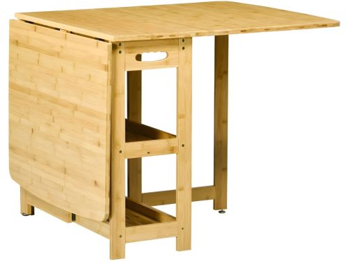 Opklapbare Bamboe Tafel - 149,5 x 80 x 73