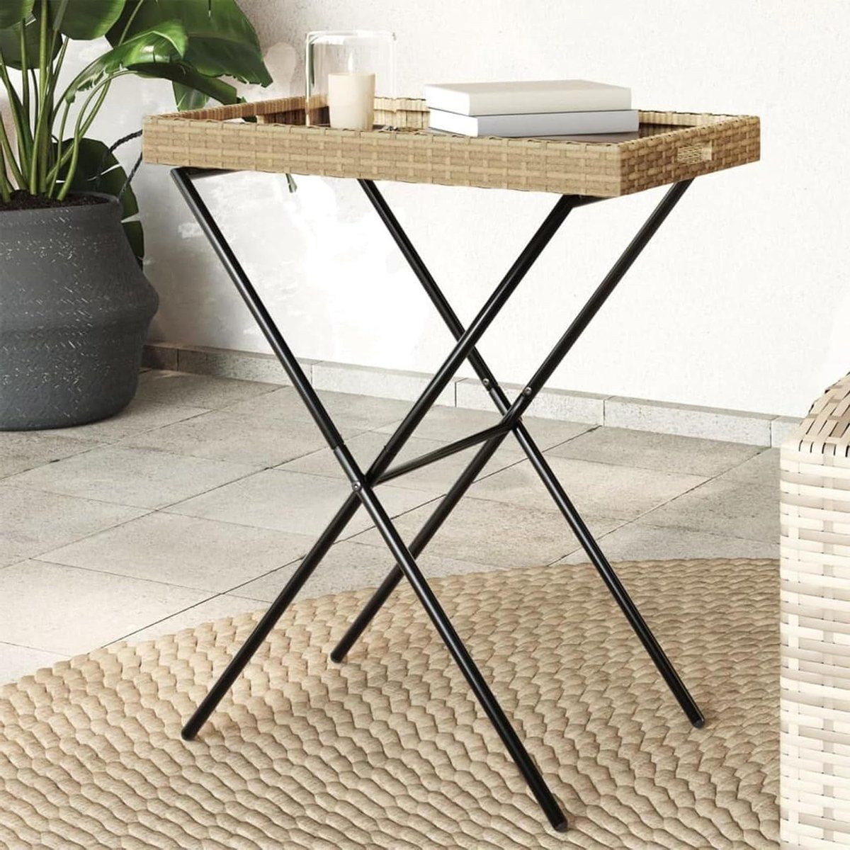 opklapbare bijzettafel dienblad tafel buiten serveren afneembare
