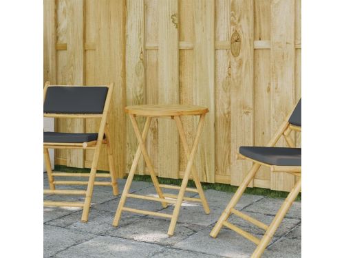 Opklapbare tuintafel - Bamboe bijzettafel - Buiten Meubilair - Ruimtebesparend