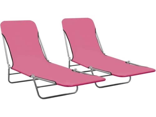 Opvouwbare Ligstoel - Strandstoel Lounger - Ontspannen Buiten - Gepoedercoat