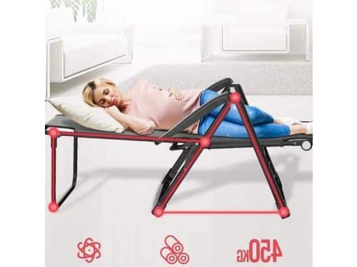 Opvouwbare ligstoel - Zwaartekrachtstoel Lounger - Buiten Ontspannen - Ergonomisch