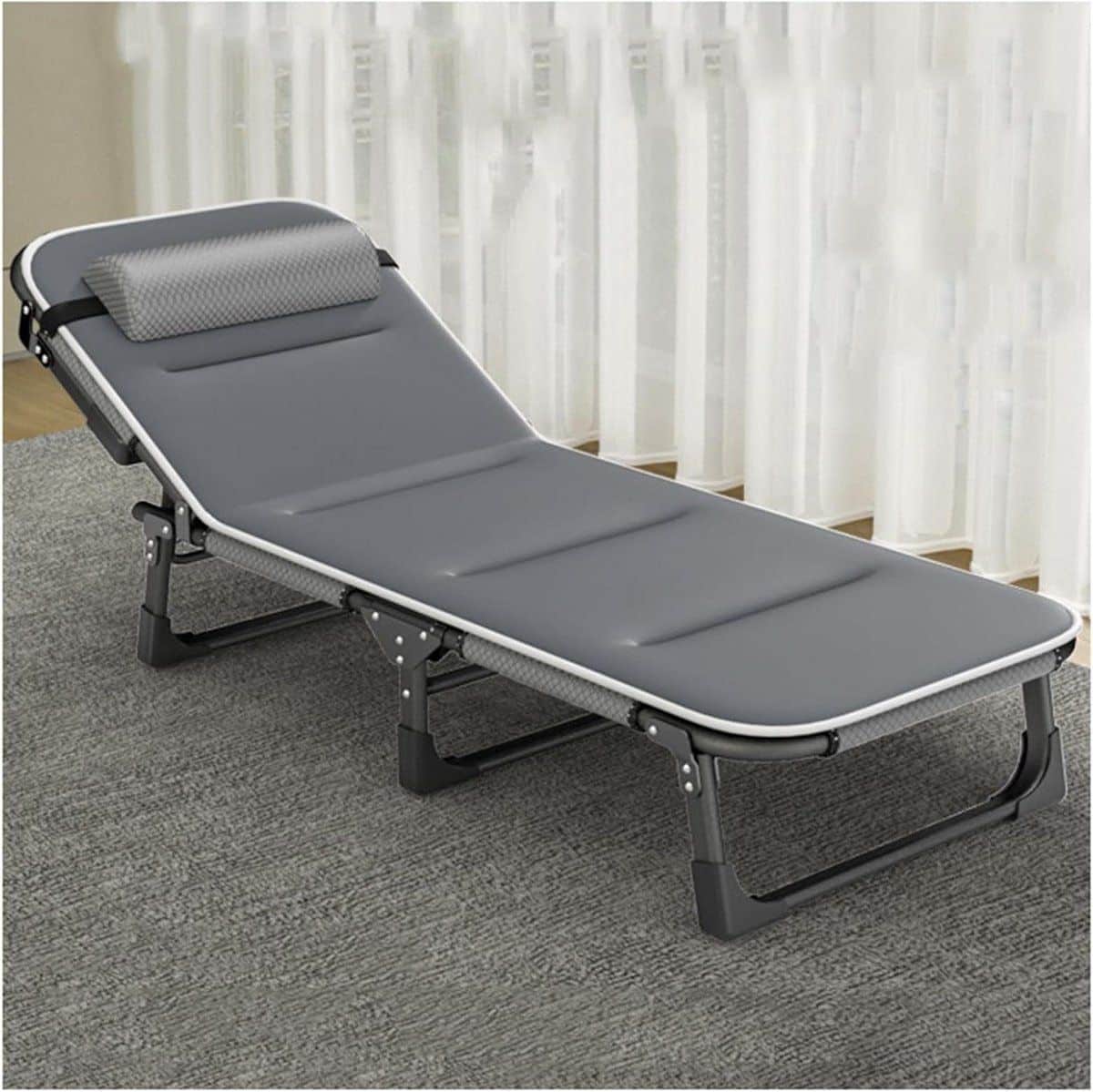 opvouwbare loungestoel campingbedje ligbed buiten ontspannen 5