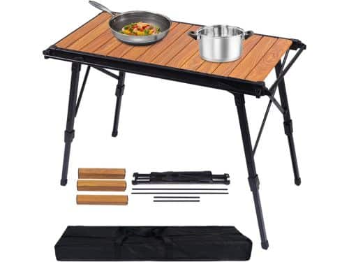 Opvouwbare picknicktafel - Kampeertafel klaptafel - Buiten eten - In