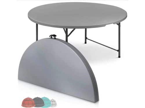 Opvouwbare Ronde Tafel - Klaptafel Feesttafel - Veelzijdig Gebruik