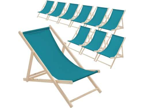 Opvouwbare Strandstoelen - Ligbedden Set - Buiten Ontspannen - Verstelbaar