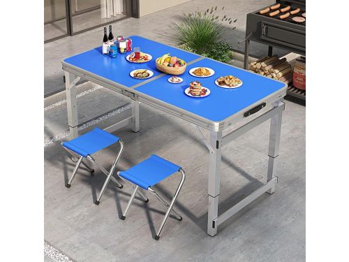 Opvouwbare tafel - Klaptafel krukken - Buitenactiviteiten organiseren - 3