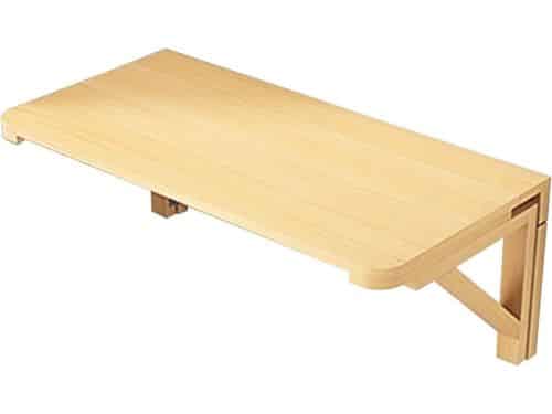 Opvouwbare wandtafel - Klapbureau Klaptafel - Ruimtebesparend werken - Natuurlijk