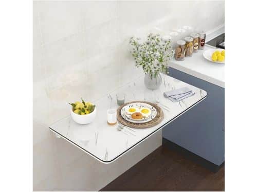 Opvouwbare Wandtafel - Klaptafel Buiten - Ruimtebesparend Werken - Stabiele