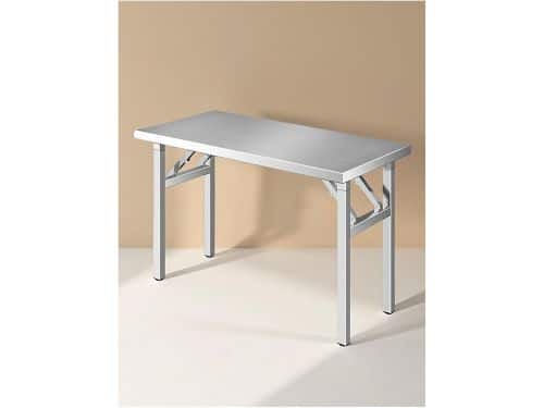 Opvouwbare Werktafel - Voorbereidingsbureau Klaptafel - Voedselbereiding - Roestvrijstalen Constructie