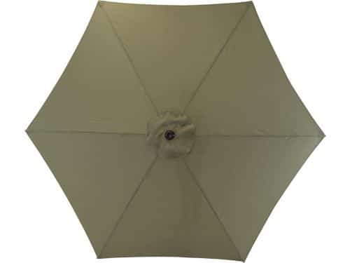 Outdoor Living - Parasol Gemini Olijfgroen Ø3mtr