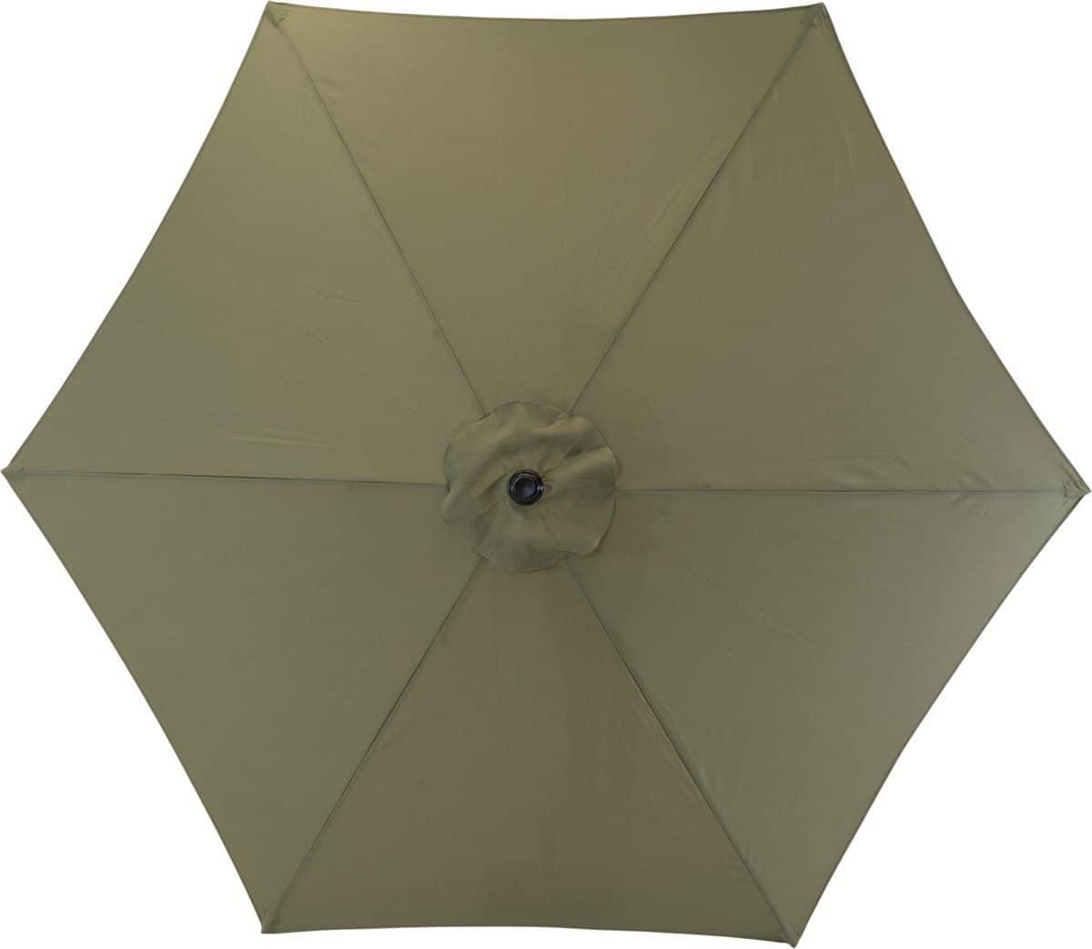 outdoor living parasol gemini olijfgroen Ø3mtr