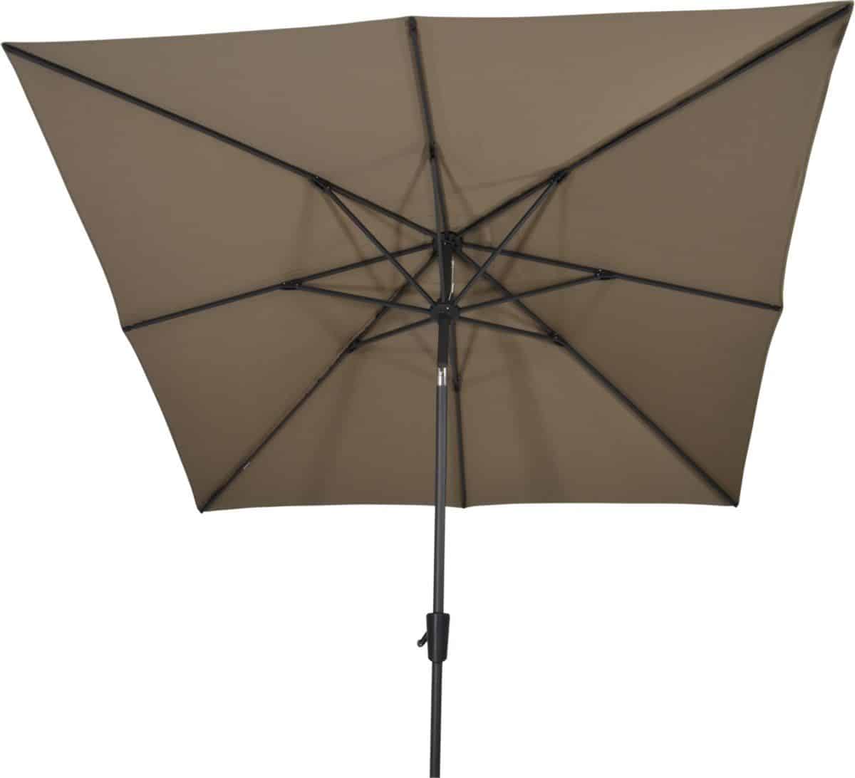 outdoor living parasol libra 2.5×2.5m taupe