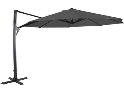 Outdoor Living - Zweefparasol Taurus grijs Ø3,5mtr