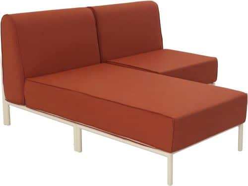 Oviala - Modulaire lage tuinset voor 2 personen Terracotta