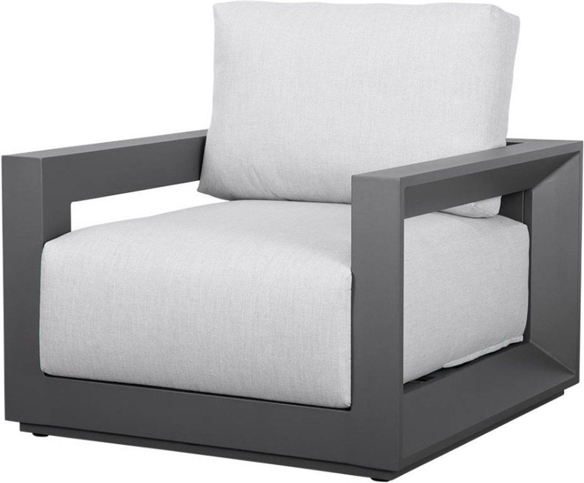 palm garden lounge tuinstoel aluminium antraciet