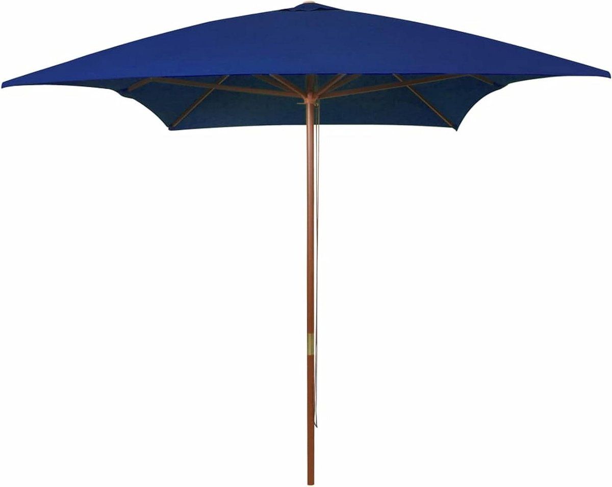 parasol houten mast zweefparasol tuinscherm terras schaduw