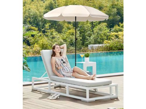 Parasol Kantelbaar - Ø 160 cm - Inclusief Draagtas