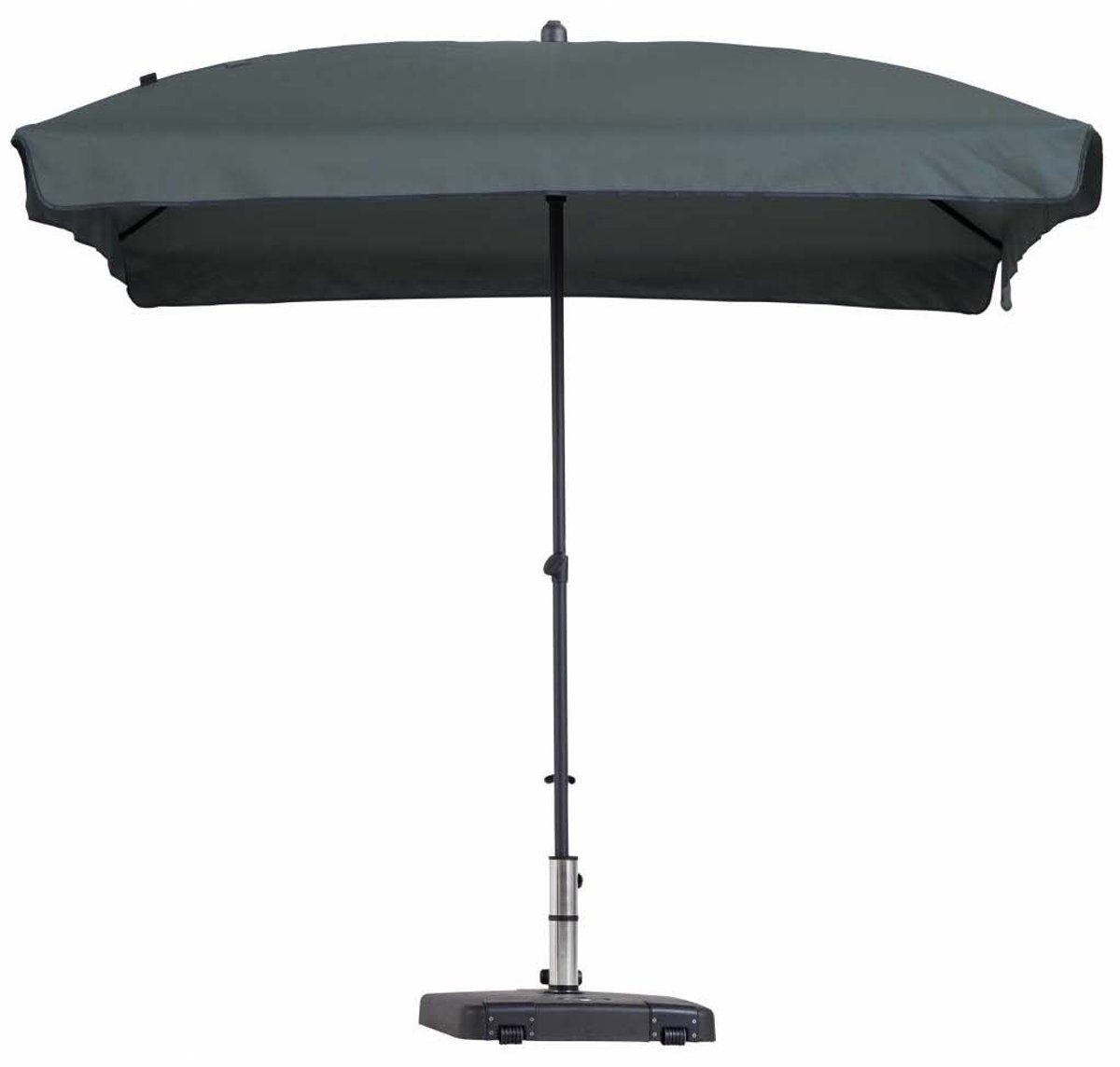 parasol rechthoek grijs 210 x 140 cm patmos madison