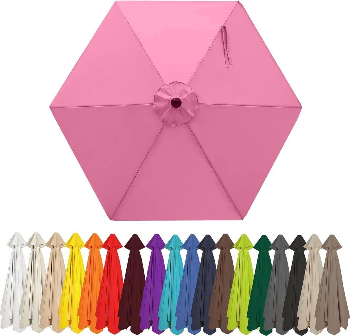 parasol vervangdoek parasolhoes buiten terras beschermen met