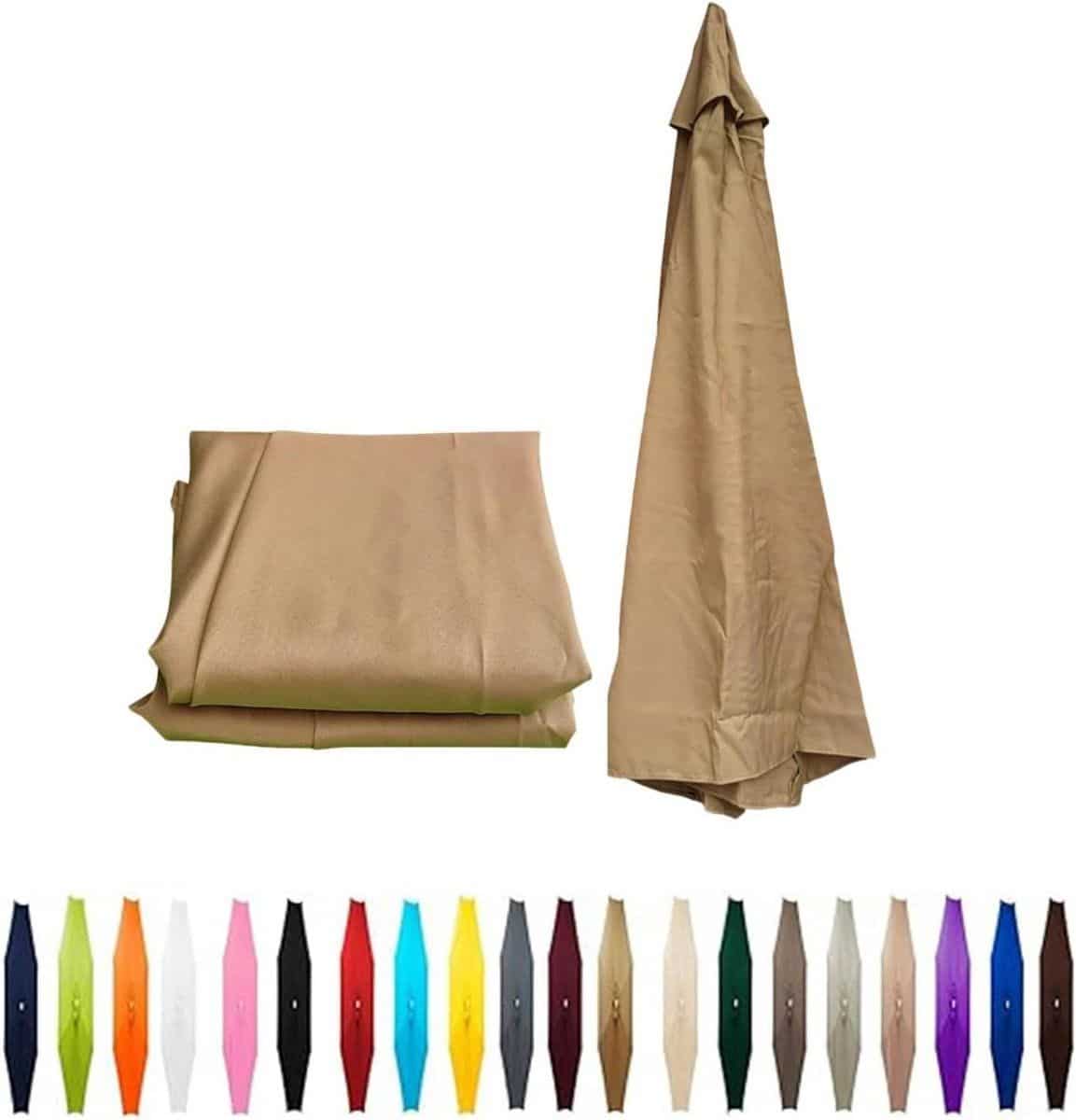 parasol vervangdoek parasolhoes buiten terras beschermen waterdicht