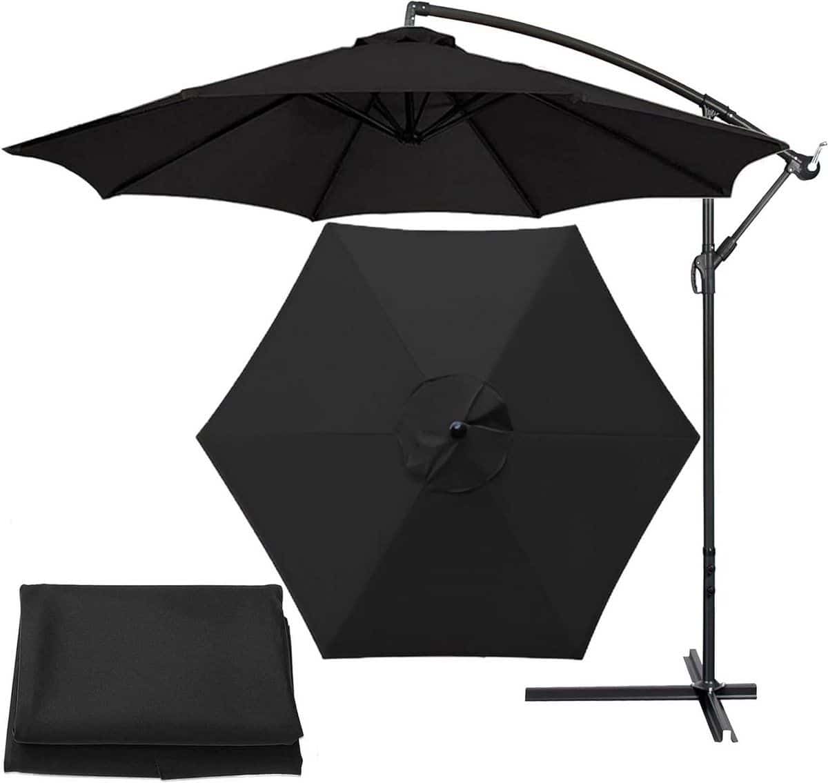 parasol vervangdoek parasolhoes tuin buiten leven uv50+