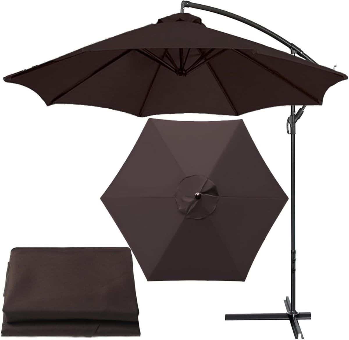 parasol vervangdoek parasolhoes tuin buiten leven waterdicht