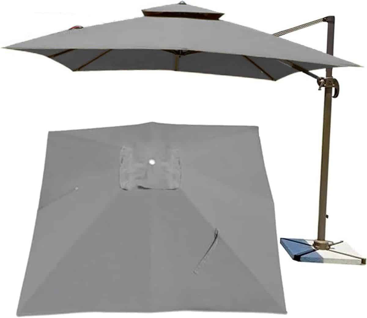 parasol vervangingsdoek parasolhoes bovenkant buiten genieten uv
