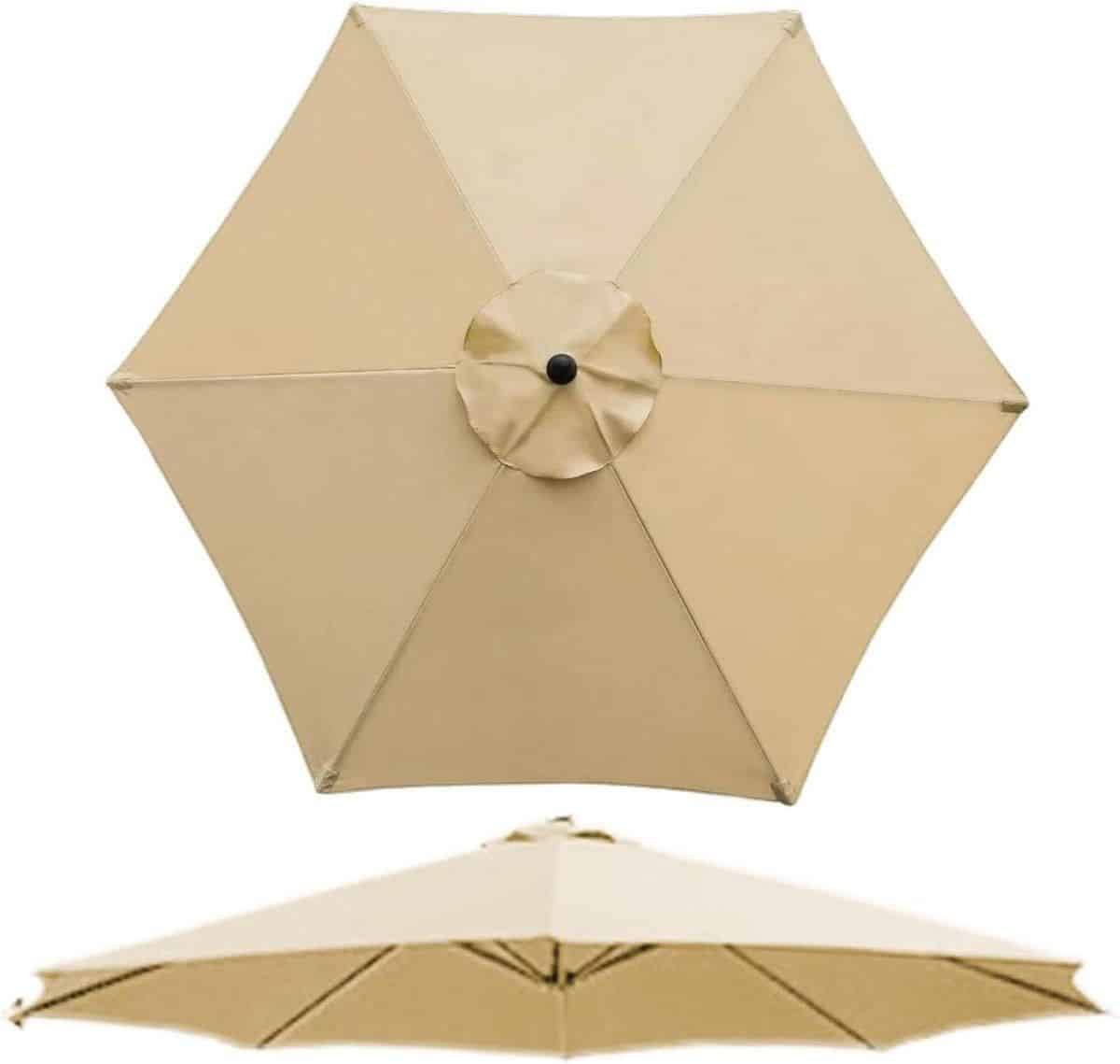 parasol vervangingsdoek parasolhoes buiten schaduw creëren dubbel