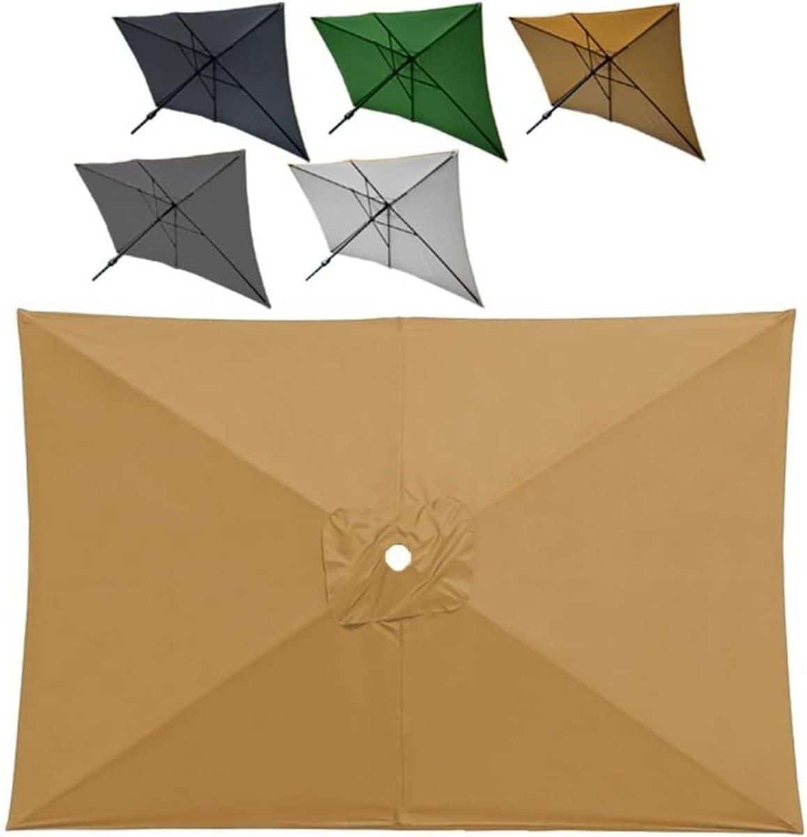 parasol vervangingsdoek parasolhoes buiten terras beschermen scheurbestendig