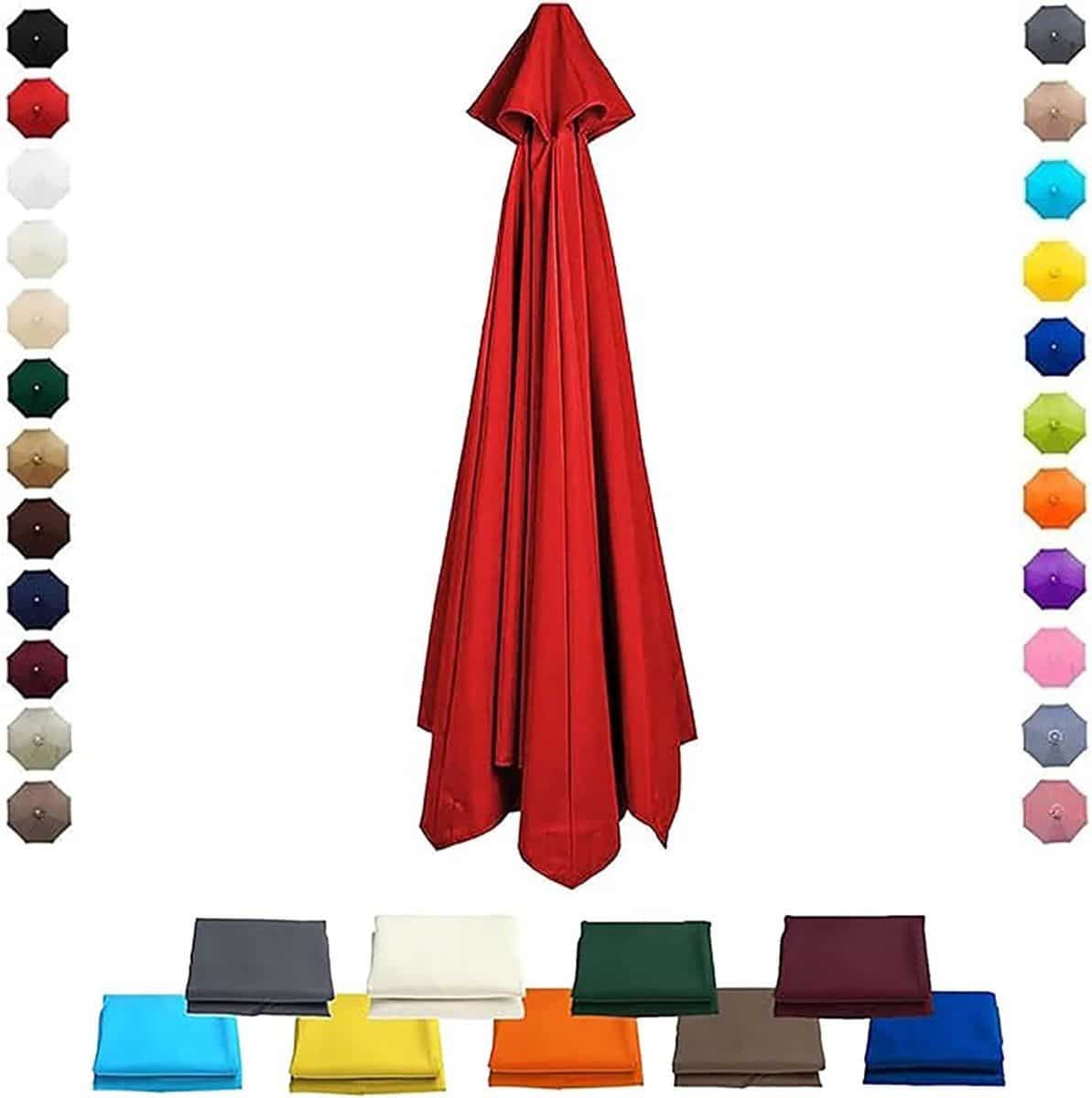 parasol vervangingsdoek parasolhoes luifel schaduw creëren waterdicht