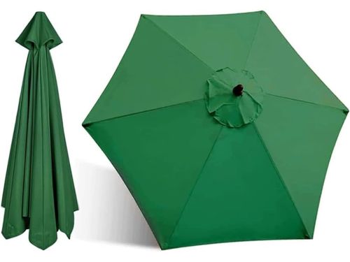 Parasol Vervangingsdoek - Parasolhoes Rond - Buiten Leven - Ventilatie