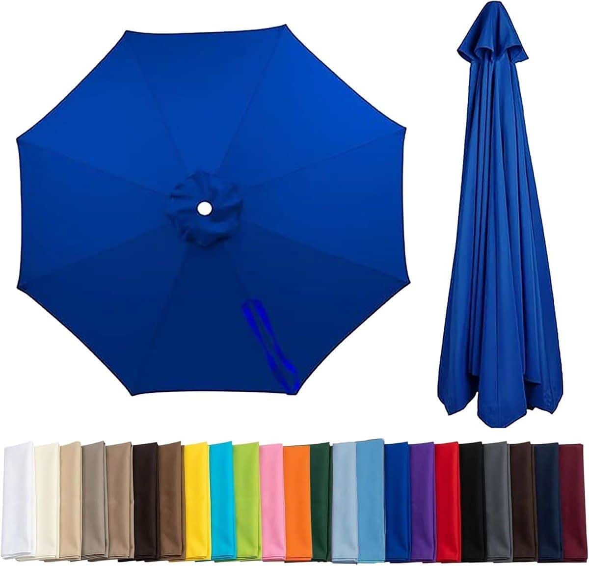 parasol vervangingsluifel parasolhoes tuinparasol buiten zonnen waterdicht