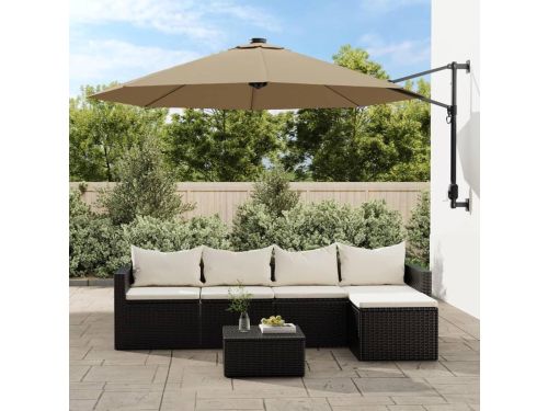 Parasol Vervangingsstof - Parasolhoes Taupe - Terras Beschermen - UV